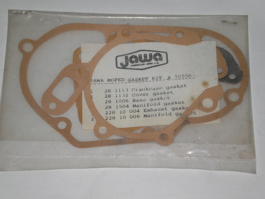 JAWA 50 cc Moped Engine Rebuild Gasket Set 50556