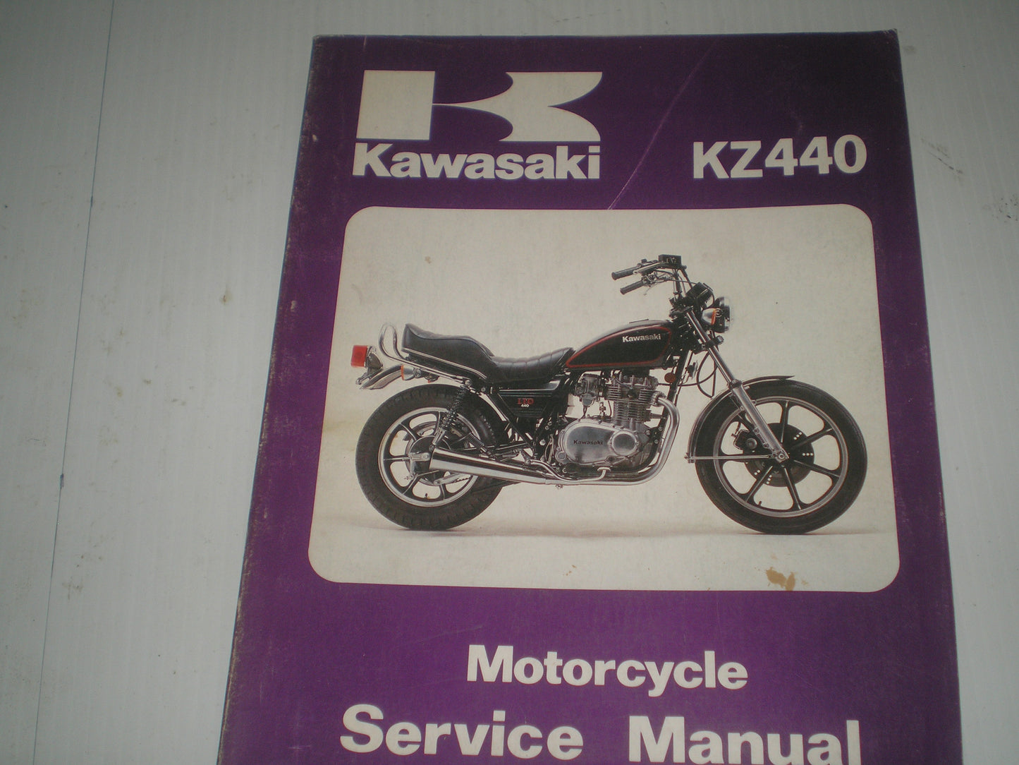 KAWASAKI KZ440  A1 B1 C1 D1 A2 B2 C2 D2 1980 1981  Service Manual  99924-1022-02  #1179