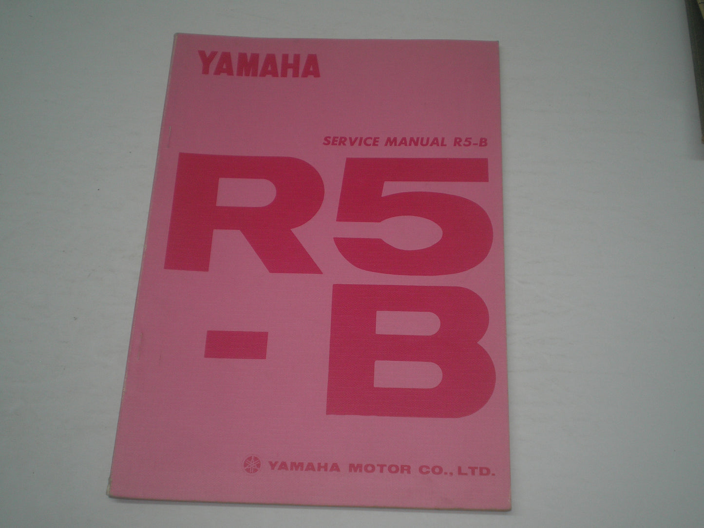 YAMAHA R5 B  R5-B  R5B 1971  Factory Service Manual  #1544