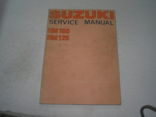 SUZUKI RM100 A RM125 A/M/S 1977 Service Manual #1474