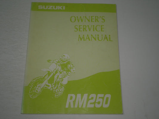 SUZUKI RM250 1994 Owner's Service Manual 99011-28E51-01A #1888