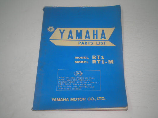 YAMAHA RT1  RT1-M  1970 1971  Parts List / Catalogue  #1697