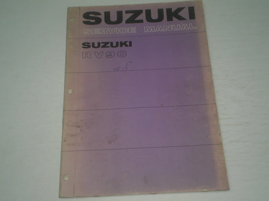 SUZUKI RV90  Rover  1973  Factory Service Manual  #1529