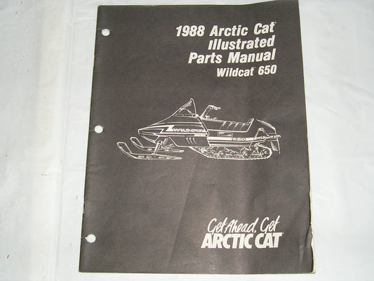 ARCTIC CAT Wildcat 650  1988  Parts Catalogue  2254-451  #S12