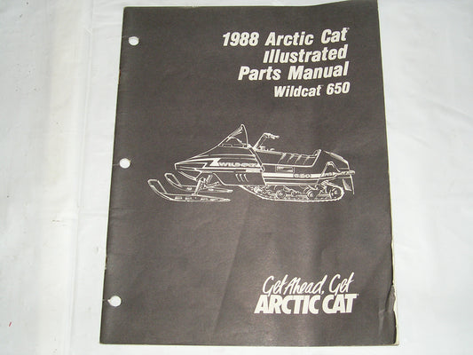 ARCTIC CAT Wildcat 650 1988 Parts Catalogue 2254-451 #S12