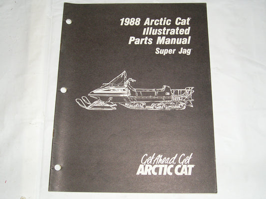 ARCTIC CAT Super Jag  1988  Illustrated Parts Catalogue  2254-449  #S16