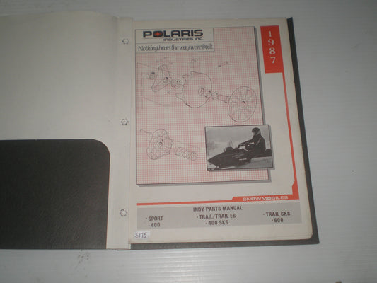 POLARIS Sport - 400 - Trail / Trail ES - 400 SKS - Trail SKS - 600 Indy Parts Catalogue 9911270 #S175
