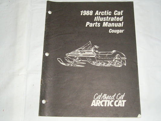 ARCTIC CAT Cougar Illustrated Parts Catalogue  2254-448  #S17