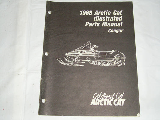 ARCTIC CAT Cougar Illustrated Parts Catalogue 2254-448 #S17
