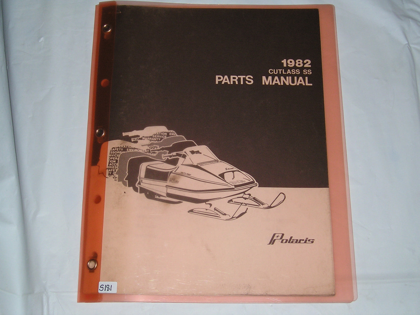 POLARIS Cutlass SS  1982  Parts Catalogue  9910763  #S181