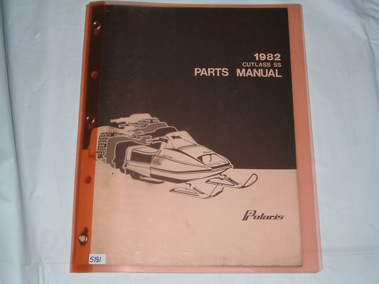 POLARIS Cutlass SS 1982 Parts Catalogue 9910763 #S181