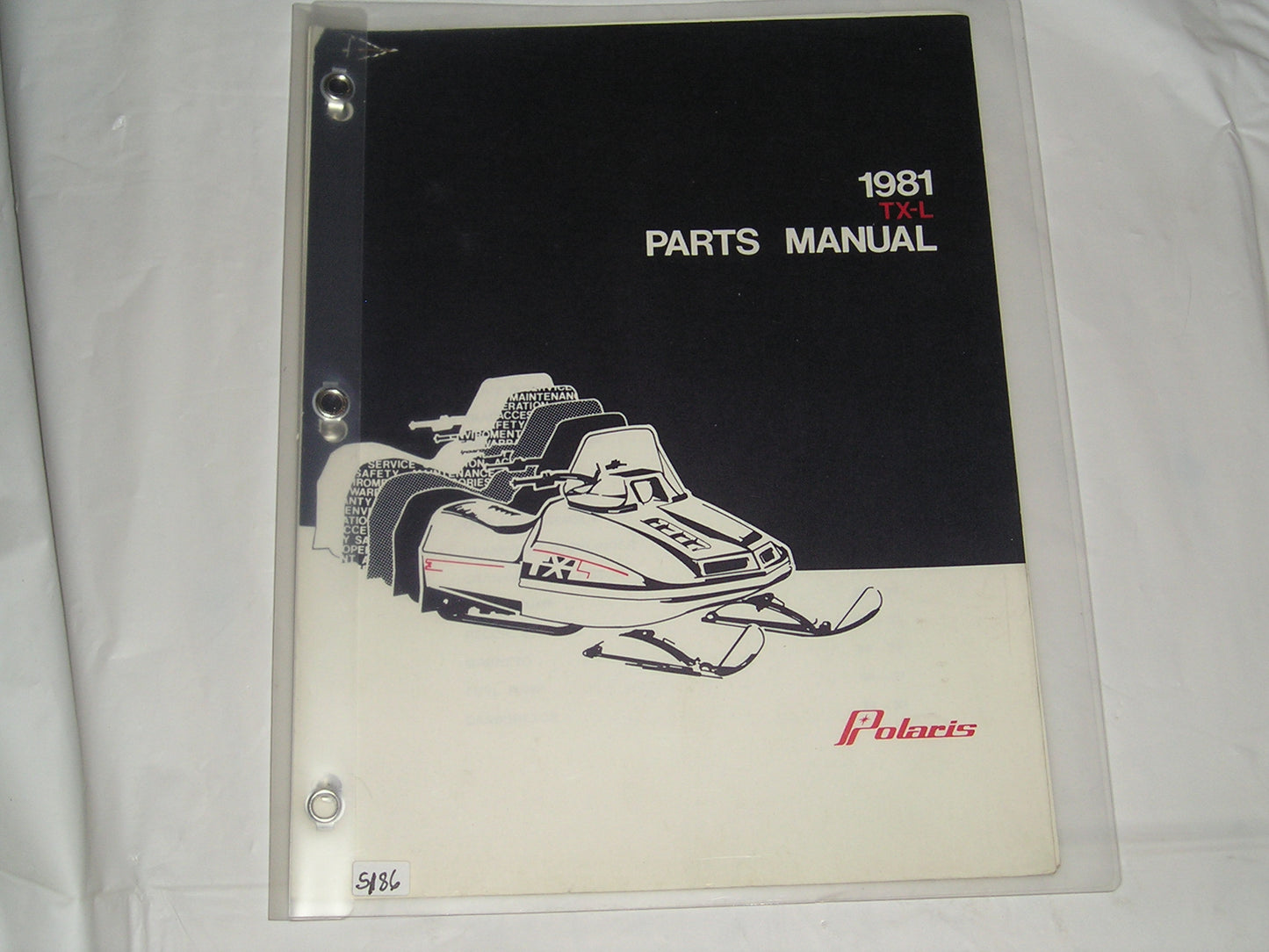 POLARIS TX-L  1981  Parts Catalogue  9910725  #S186