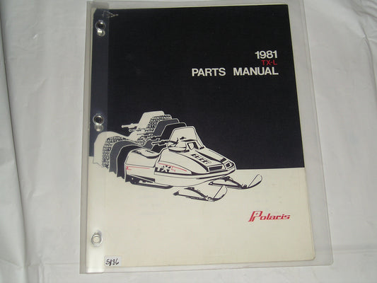 POLARIS TX-L 1981 Parts Catalogue 9910725 #S186