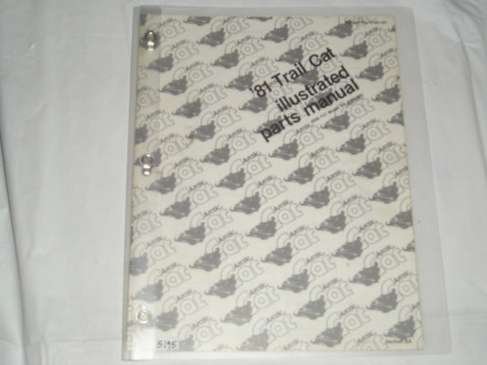 ARCTIC CAT Trail Cat 4000 F/C 1981 Parts Catalogue 0185-191 #S195