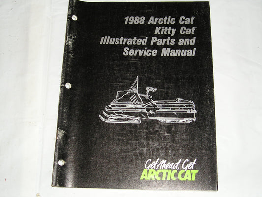 ARCTIC CAT Kitty Cat Illustrated Parts & Service Manual  2254-444  #S19
