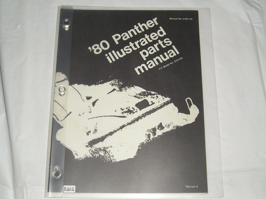 ARCTIC CAT Panther F/C Illustrated Parts Catalogue 0185-155 #S202