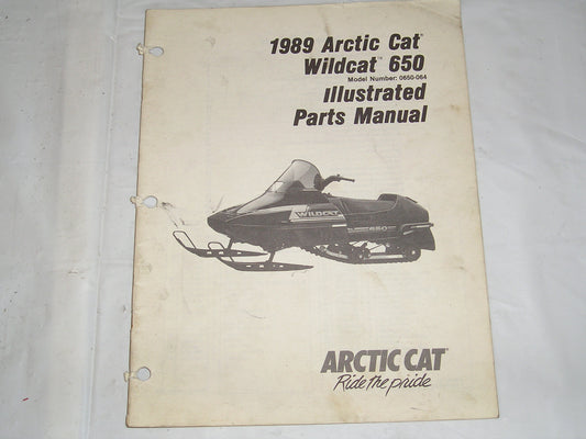 ARCTIC CAT Wildcat 650  1989  Illustrated Parts Catalogue 2254-495   #S21