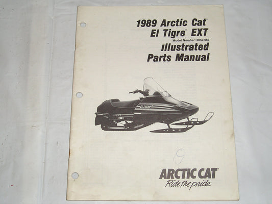 ARCTIC CAT El Tigre EXT Illustrated Parts Catalogue  2254-494  #S22