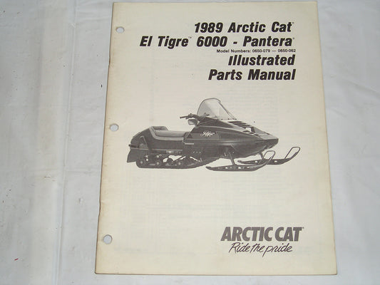 ARCTIC CAT El Tigre 6000 & Pantera Illustrated Parts Catalogue  2254-489  #S24