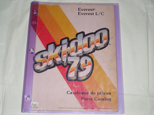 BOMBARDIER SKI-DOO Everest L/C 1979 Parts Catalogue 480 1102-00 #S209