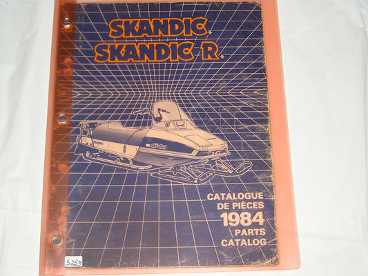 BOMBARDIER SKI-DOO Skandic R 1984 Parts Catalogue 480 1182 00 #S207