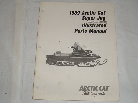ARCTIC CAT Super Jag  1989  Illustrated Parts Catalogue  2254-492  #S25