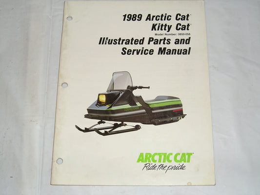 ARCTIC CAT Kitty Cat  Parts & Service Manual  2254-486  #S27