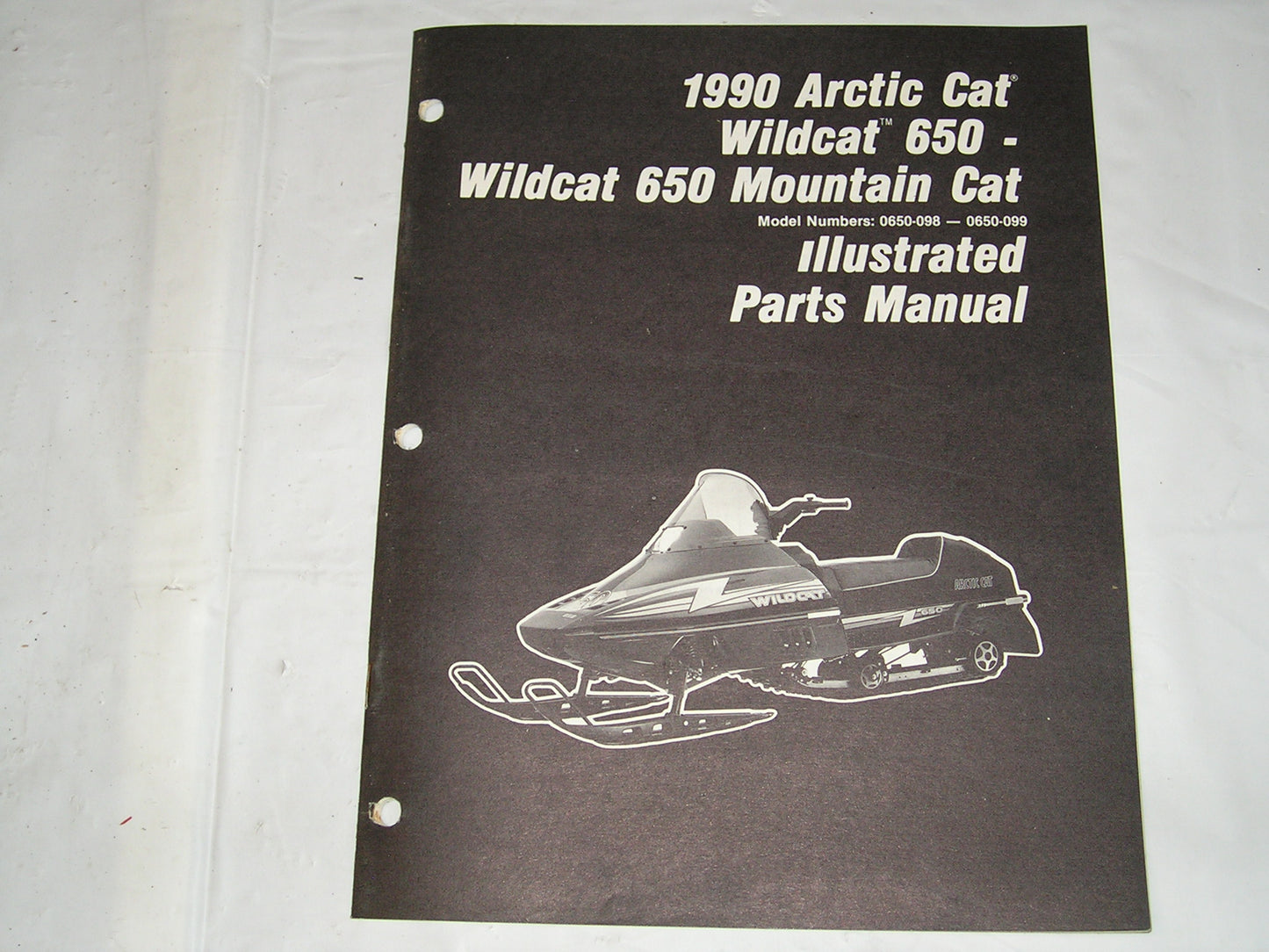 ARCTIC CAT Wildcat 650 &  Wildcat 650 Mountain Cat 1990  Parts Catalogue  2254-569  #S35
