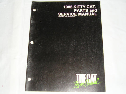 ARCTIC CAT Kitty Cat Snowmobile Parts & Service Manual  2254-312  #S3