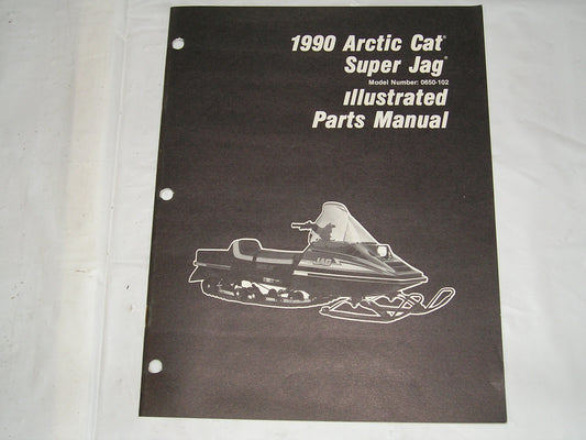 ARCTIC CAT Super Jag 1990 Illustrated Parts Catalogue 2254-565 #S41