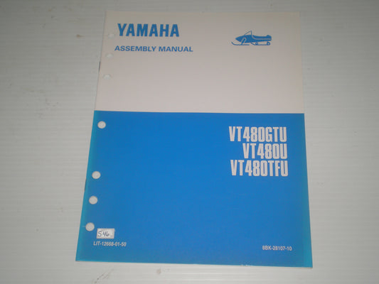 YAMAHA VT480GT U VT480 U VT480TF U 1994 Assembly Manual 8BK-28107-10 LIT-12668-01-50 #S46