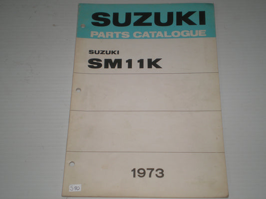 SUZUKI SM11 K SM11K 1973 Parts Catalogue #S80