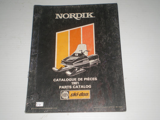 BOMBARDIER SKI-DOO Nordik 1981 Parts Catalogue 480 1148 00 #S95