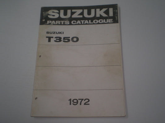 SUZUKI T350 II R J 1969 1970 1971 1972 Parts Catalogue #1994