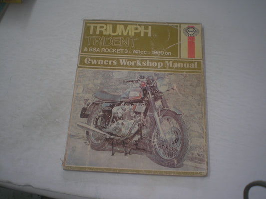 TRIUMPH T150 T160 Trident  &  BSA A75 Rocket 3  1969 on  Haynes Workshop / Service Manual 136  #E135