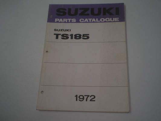 SUZUKI TS185 R J 1972 Illustrated Parts Catalogue #1982