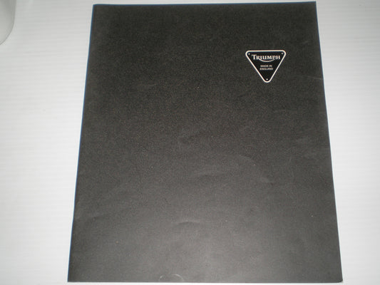 TRIUMPH SPORT MODELS SPRINT TIGER TROPHY DAYTONA 900 12200 SALES BROCHURE BOOKLET B1A