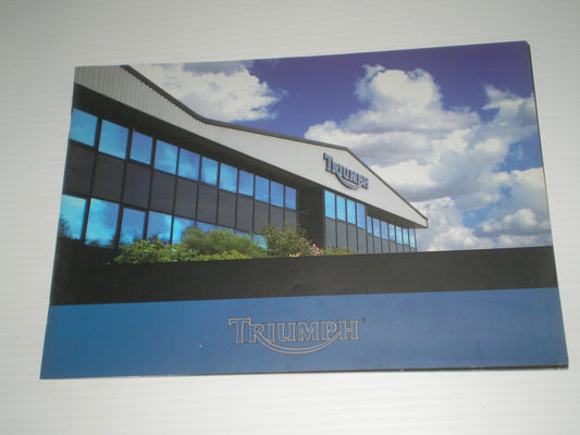 TRIUMPH SPORT MODELS TRIDENT SUPER TRIPLE SPRINT TIGER TROPHY DAYTONA 750 900 1200 SALES BROCHURE BOOKLET