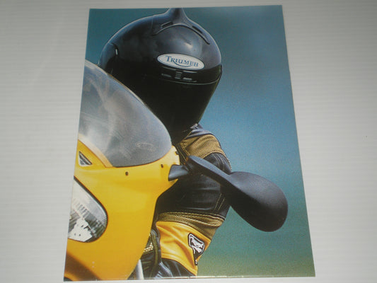 TRIUMPH 1999 SPORT MODELS PRCE LIST TRIDENT SUPER TRIPLE SPRINT TIGER TROPHY DAYTONA 750 900 1200 SALES BROCHURE BOOKLET
