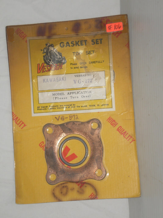 KAWASAKI KX60 Top End Engine Gasket Set Vesrah # VG-872