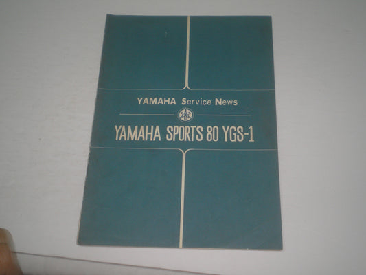 YAMAHA 80 YGS-1 Sports Service News / Bulletin #1516