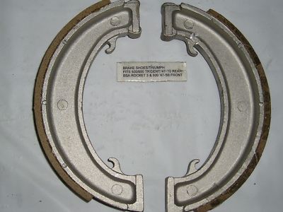 TRIUMPH 500 650 Trident BSA Rocket 3 B25 Brake Shoes 371406 / 371407