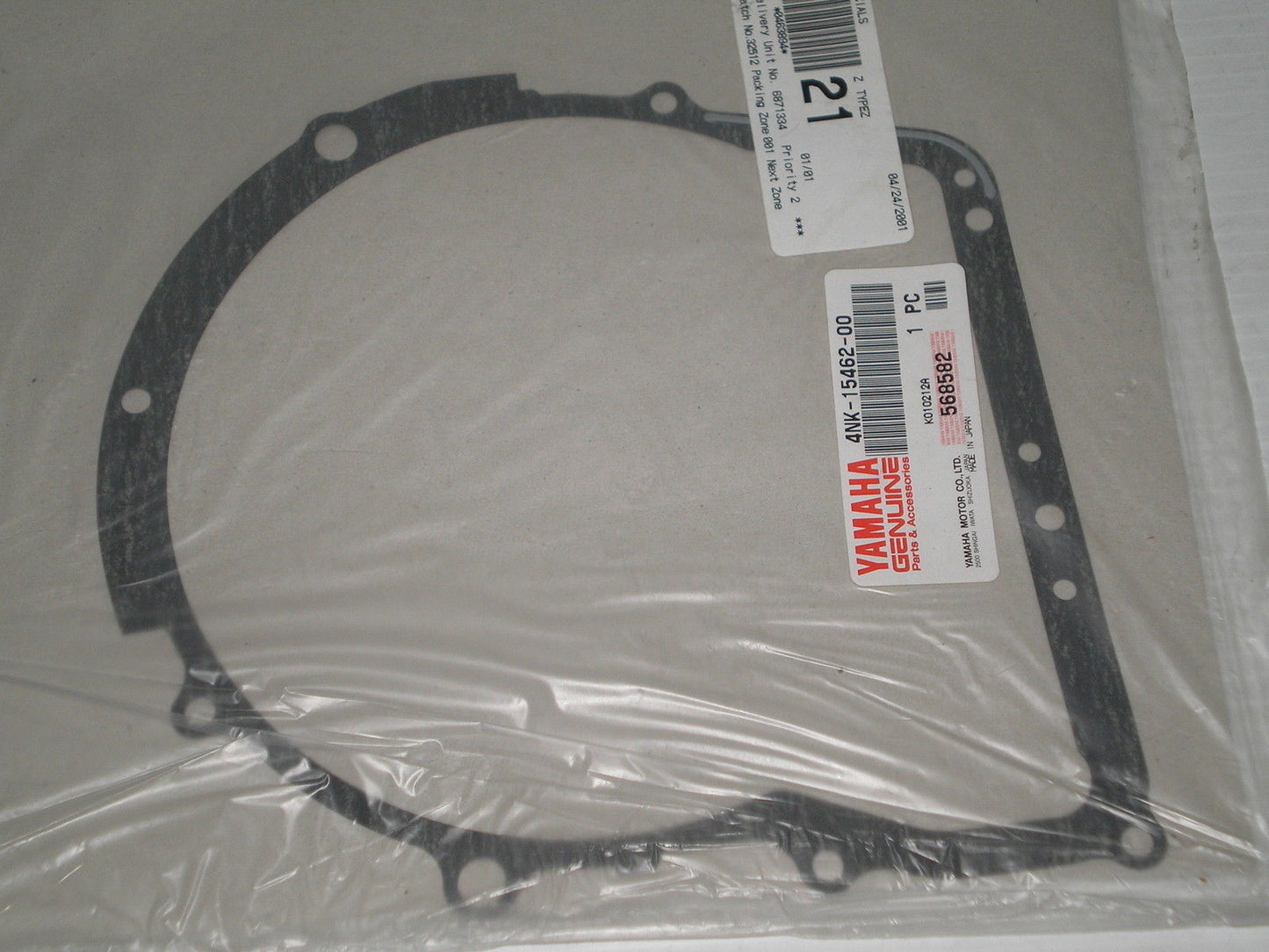 YAMAHA XVZ13 XVZ1300 Crankcase Clutch Cover Gasket 4NK-15462-00