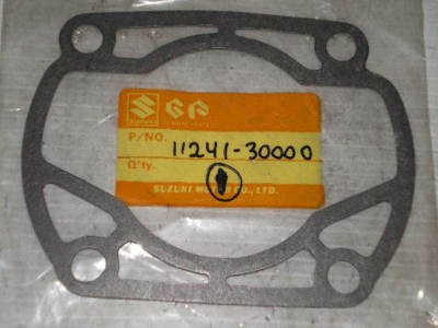 SUZUKI TM250 TS250 1971-76 Cylinder Base Gasket AHRMA 11241-30000 11241-30001