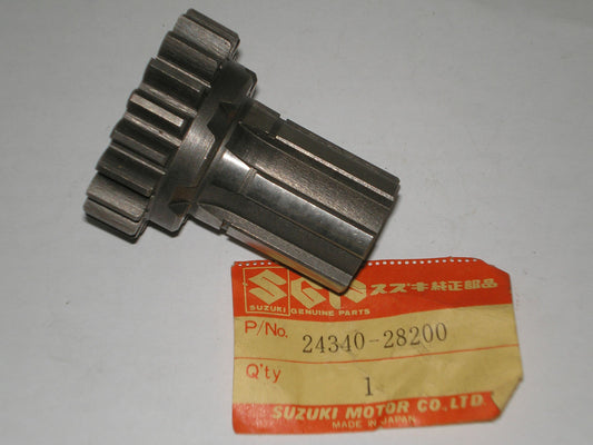 SUZUKI RV125 TC125 1972-1977 Fourth Driven Gear 24340-28200