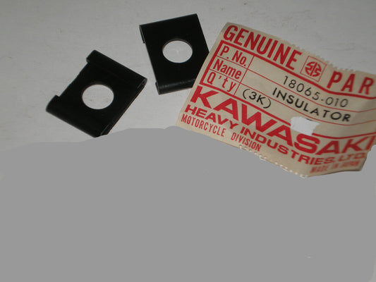 KAWASAKI KD125 KD175 KE125 KE175 KE250 KL250 KM100 KS125 Exhaust Insulators Set/2 18065-010