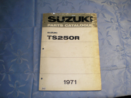 SUZUKI TS250 R 1971 Factory Parts Catalogue #303