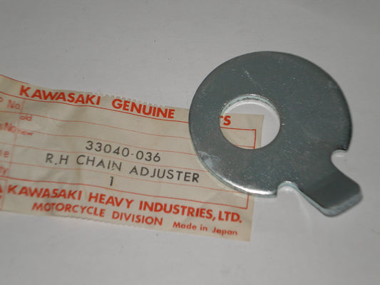KAWASAKI MB1 Rear Wheel R/H Drive Chain Adjuster 33040-036