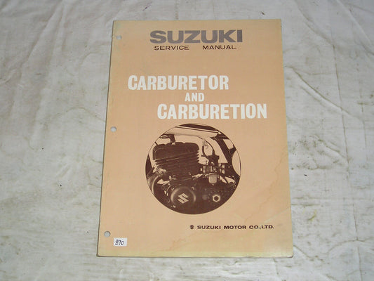 SUZUKI Carburetor and Carburetion Service Manual  #890