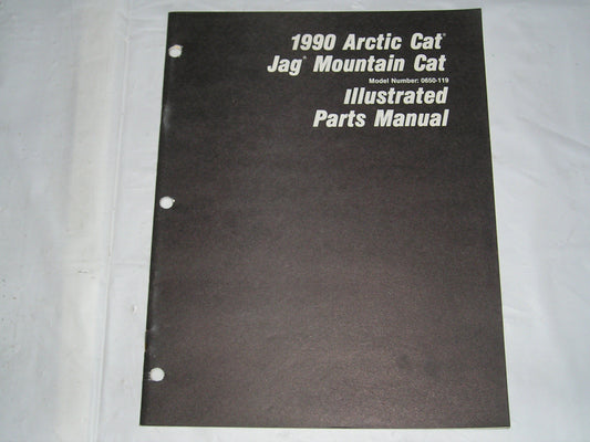ARCTIC CAT Snowmobile Jag Mountain Cat 1990 Parts Manual #S44
